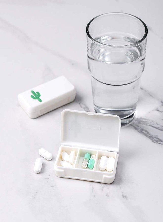 LINXI 4 Pack Small Pill Organizer, Individual Compartments Holds Vitamin, Medicine, Portable, Small Pill Container for Purse or Pocket - Image 4